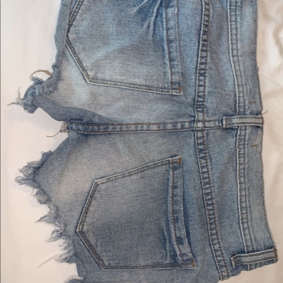 Free People Jean Shorts - Picture 1 of 2